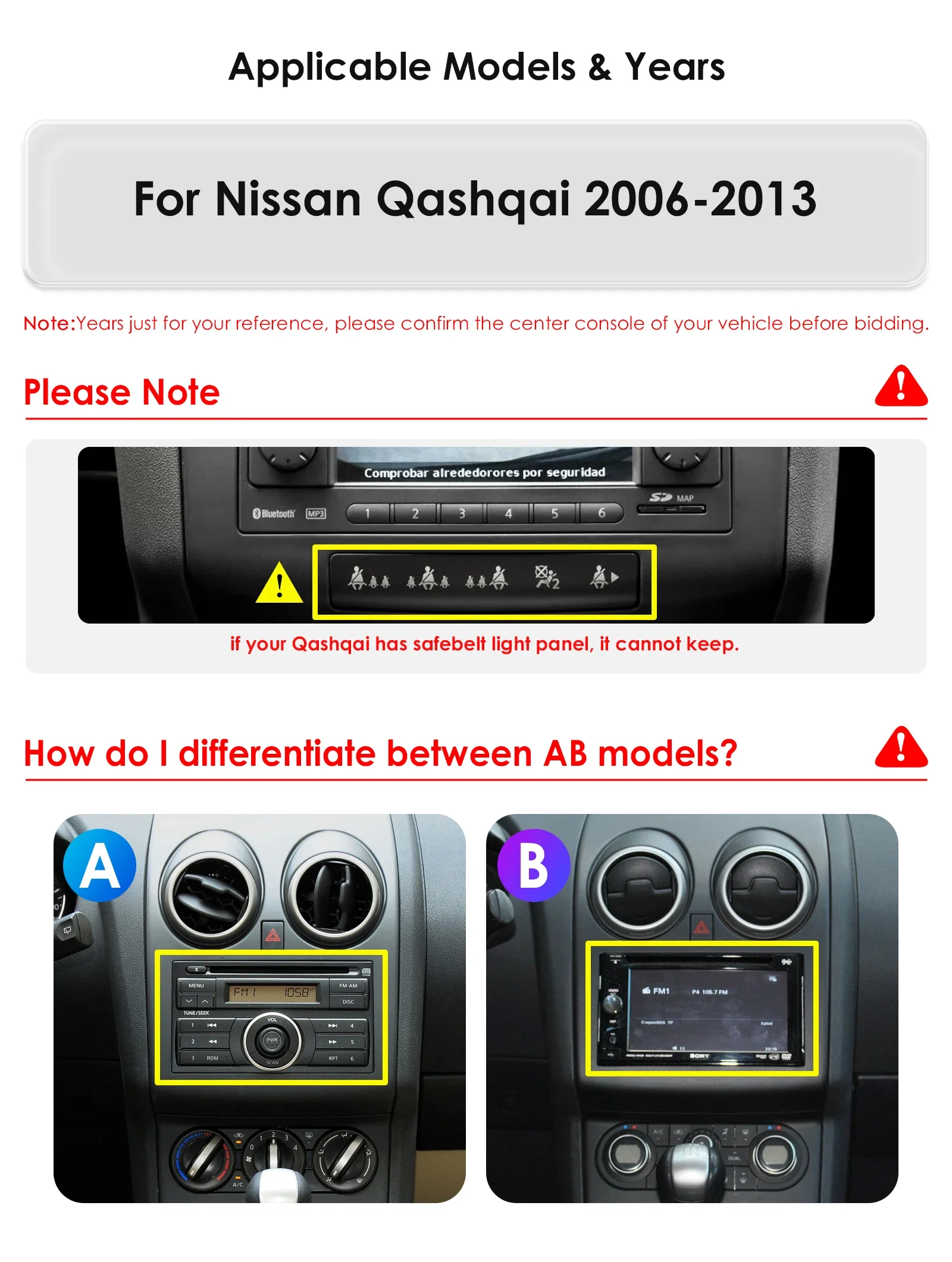 Autoradio Android Nissan Qashqai J10 con pantalla táctil 7" Carplay DSP 4G - imagen 2