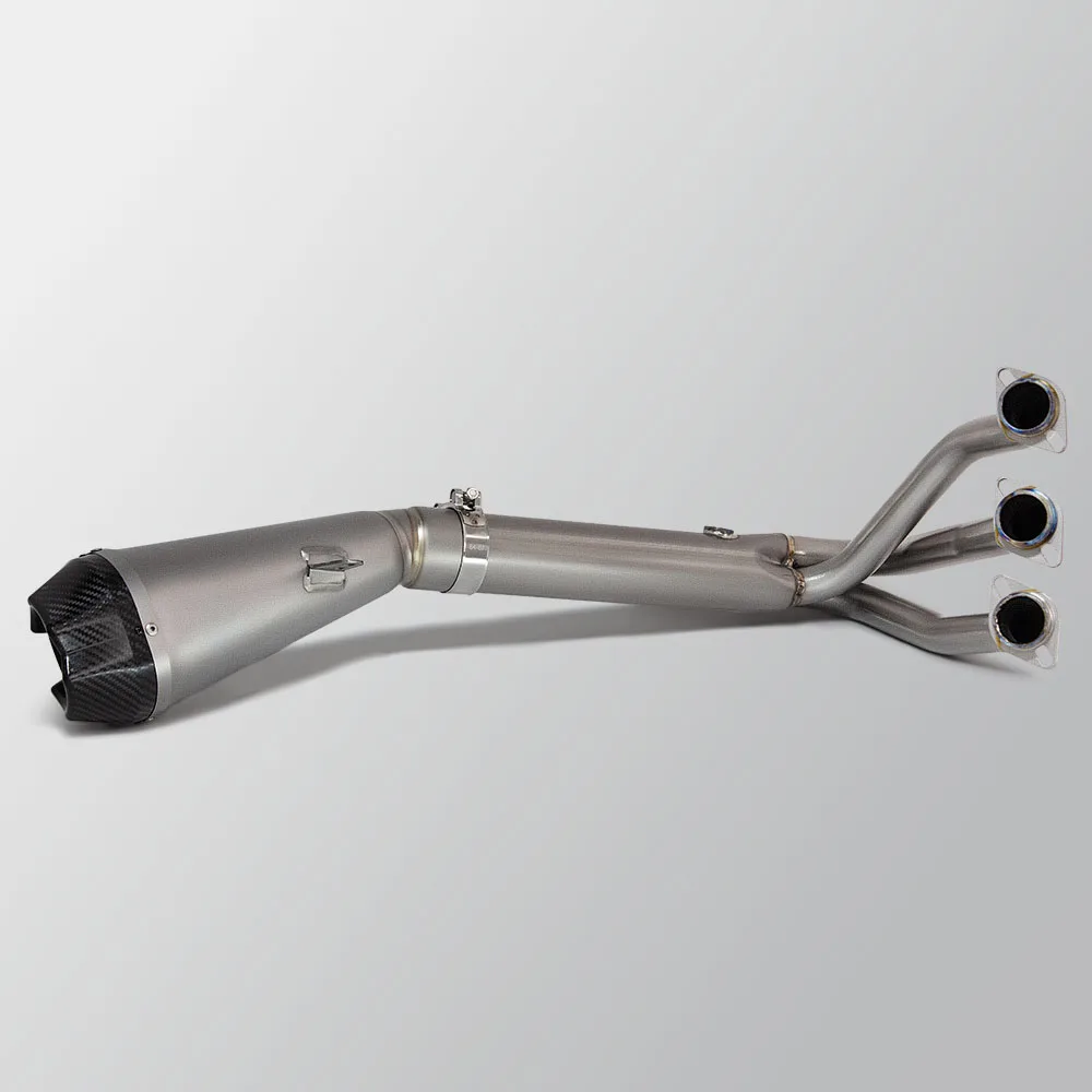 Escape titanio completo CFMOTO 675SR-R/675NK/675SRR colector frontal - imagen 2