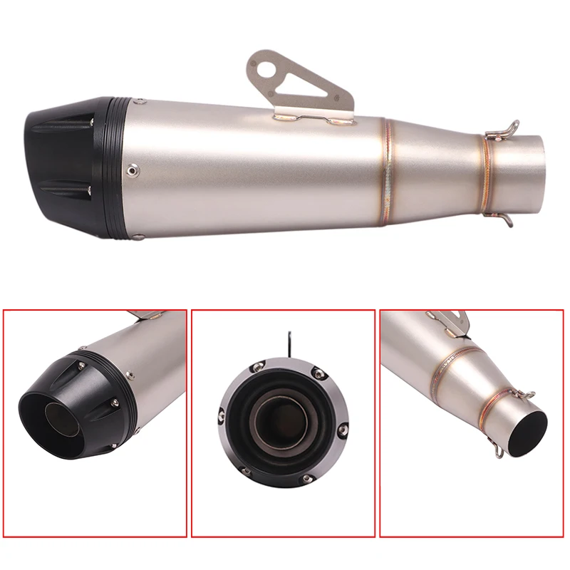 Silenciador Yoshimura R34 universal con DB Killer para escape moto - imagen 4