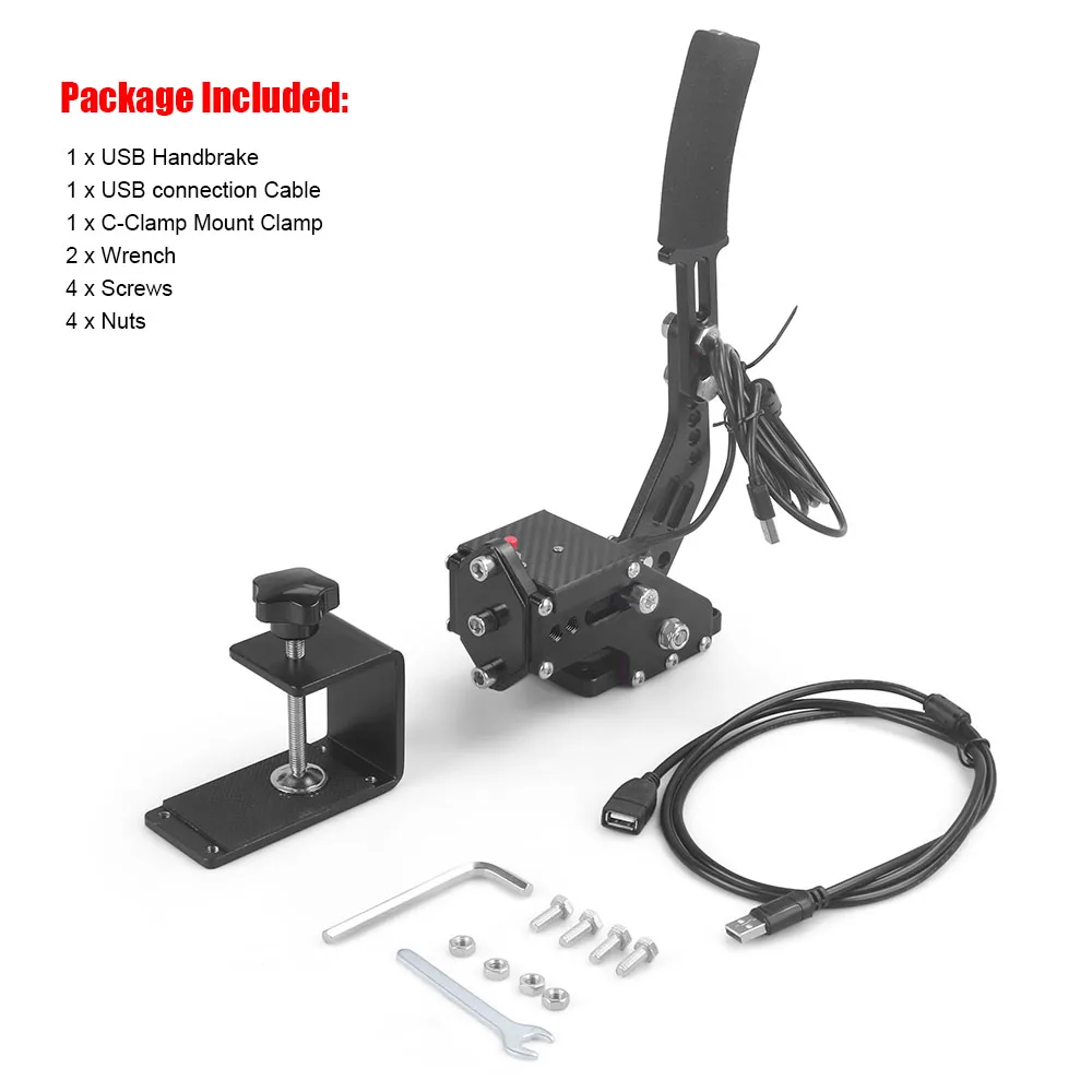 Freno de mano USB simracing universal Logitech G29 PS4 PS5 PC - imagen 2