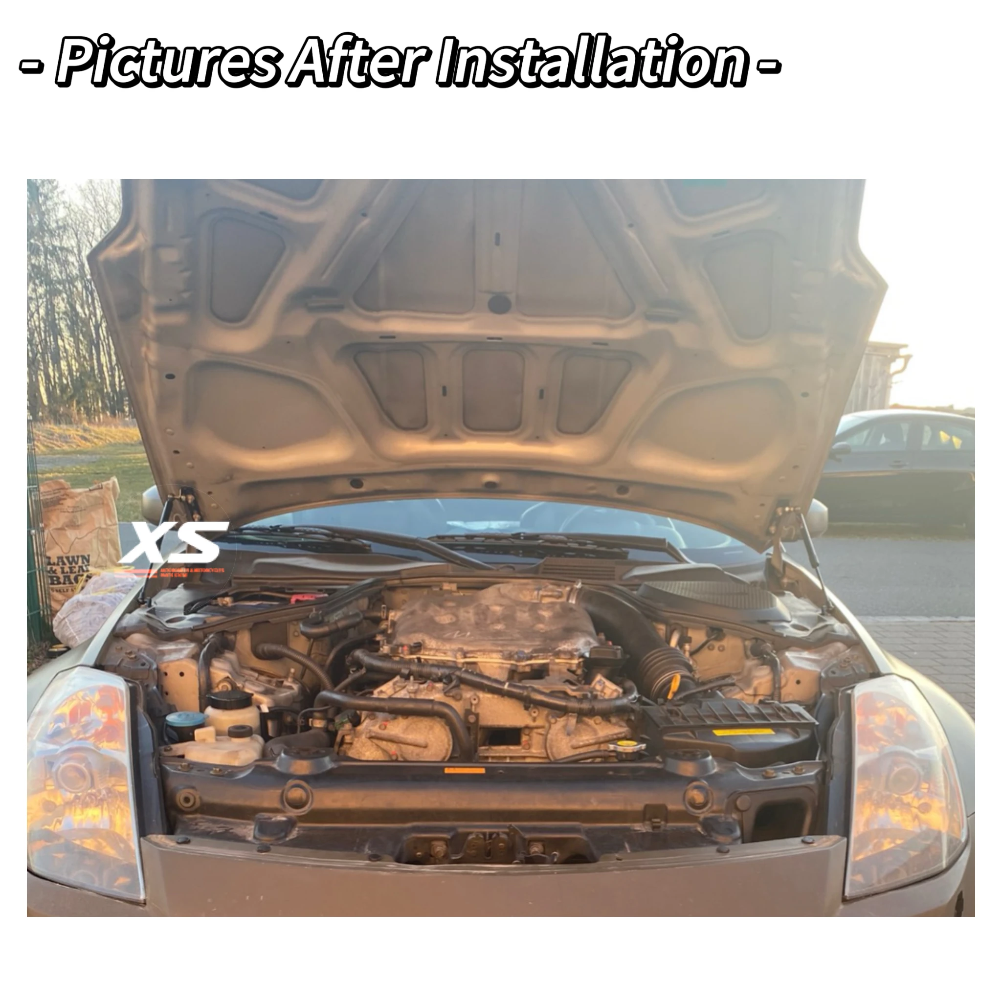 Amortiguadores de gas para capó Nissan 350Z (Z33) 2003-2008 - imagen 5