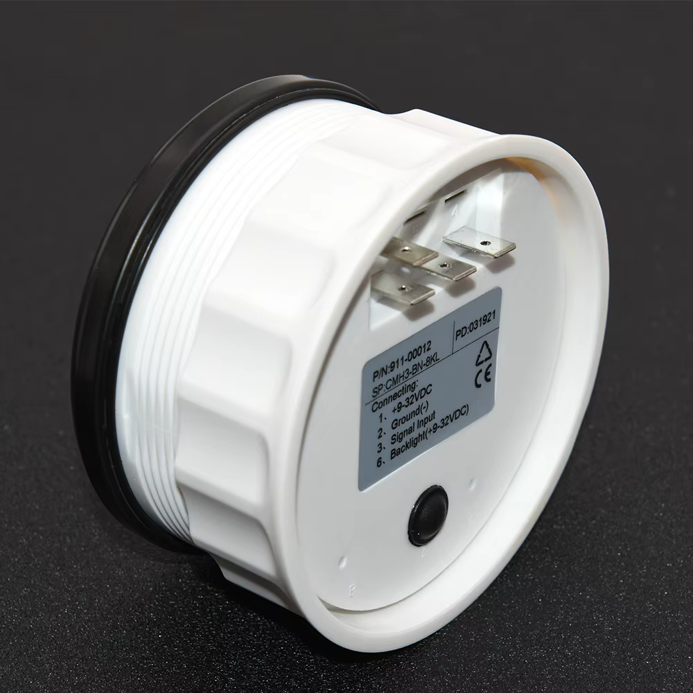 Tacómetro LED 85 mm, 4.000 rpm, luz roja para coche y barco - imagen 3
