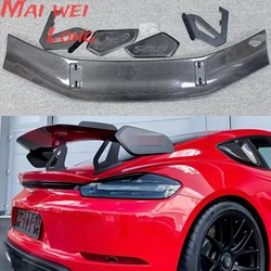 Alerón trasero fibra de carbono Porsche 911 Boxster Cayman GT4