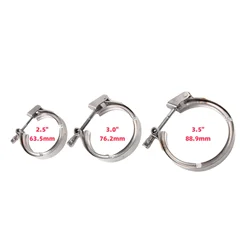 Abrazadera de banda en V rápida para escape turbo, inox 304