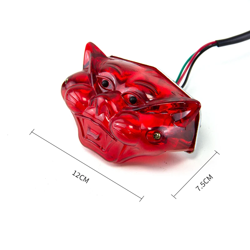 Piloto trasero de freno universal para moto Honda BSA - imagen 4
