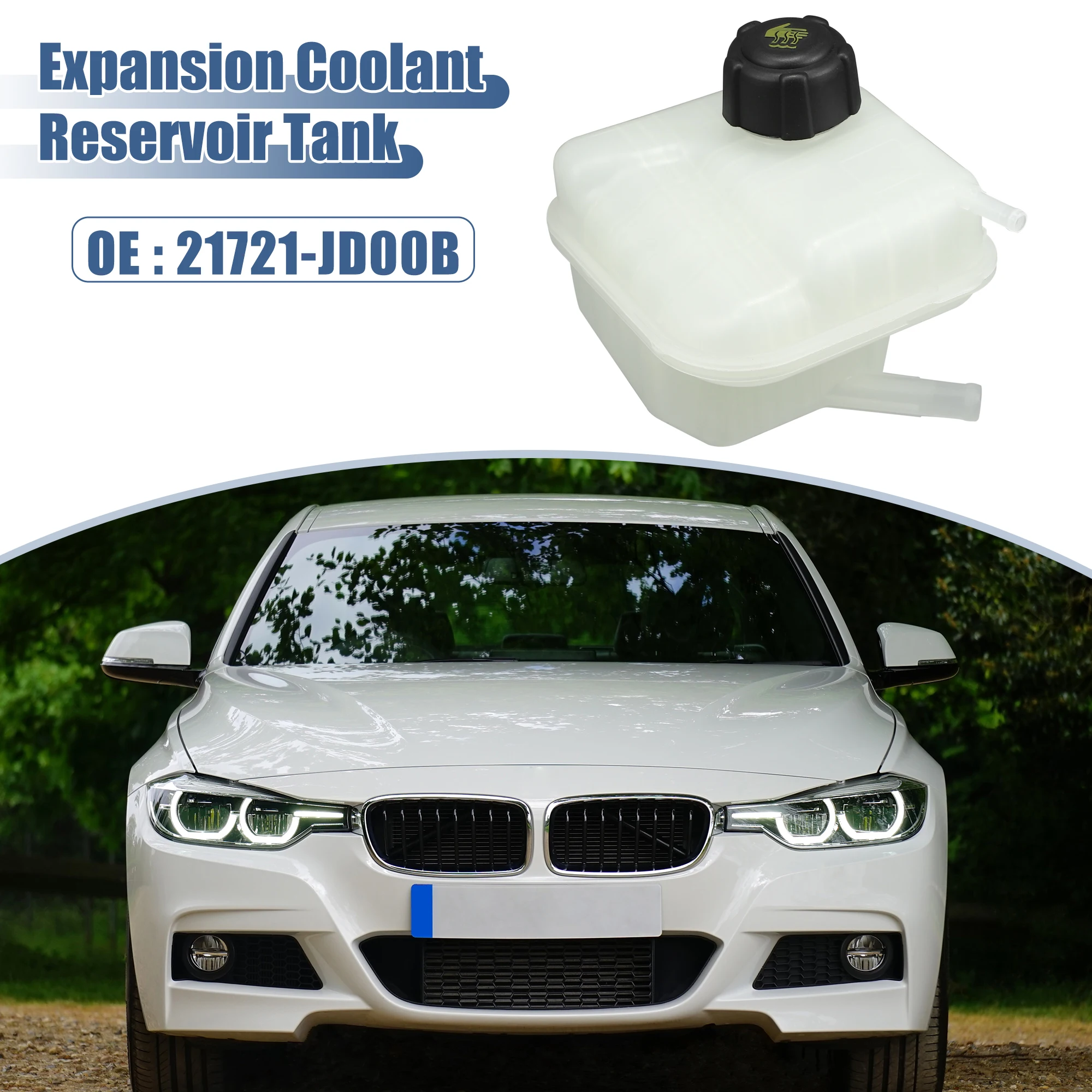 UXCELL Tanque de expansión refrigerante Nissan Qashqai 2007-2014 - imagen 2