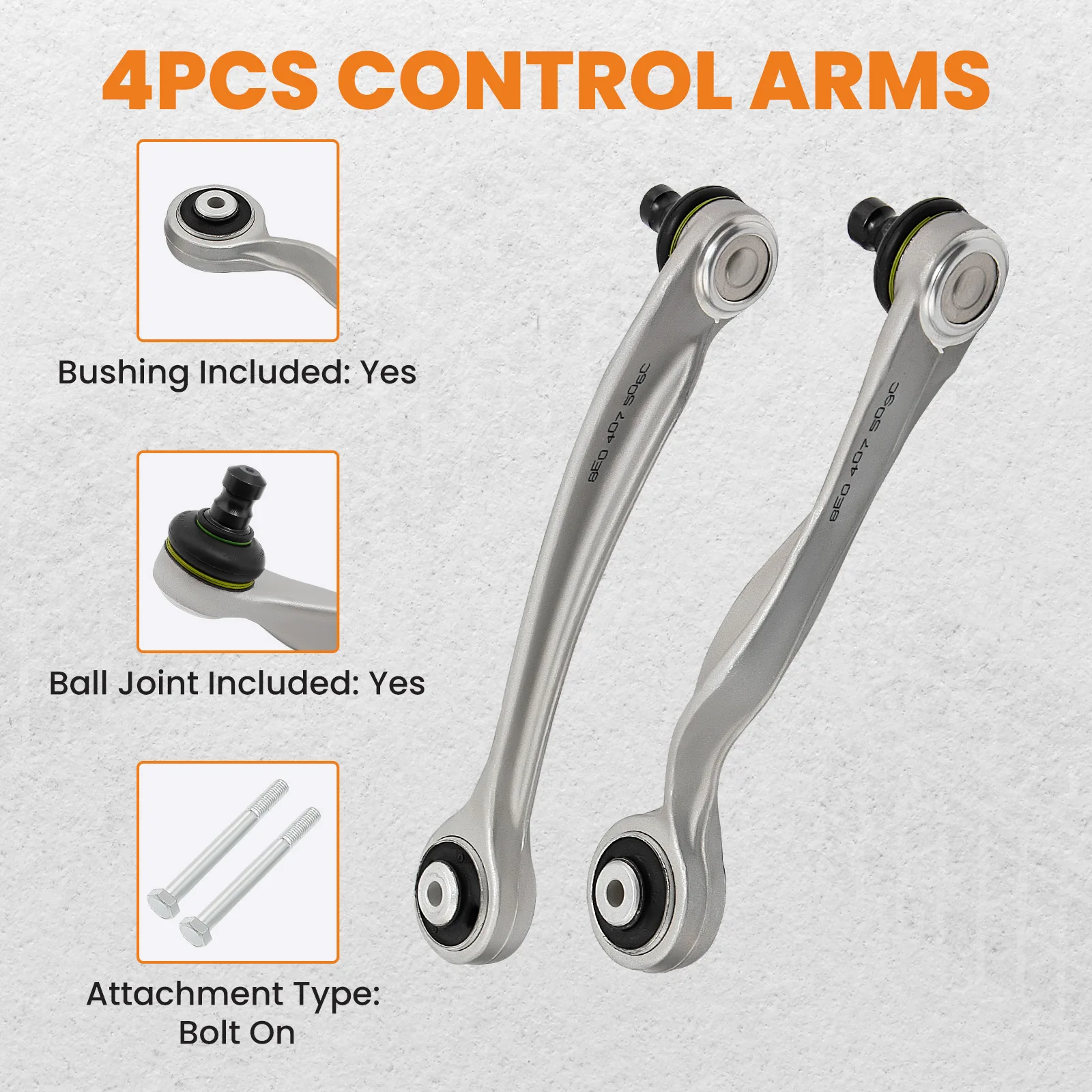 Kit de brazos de suspensión superiores Audi A4 B5 1994-2001 - imagen 5