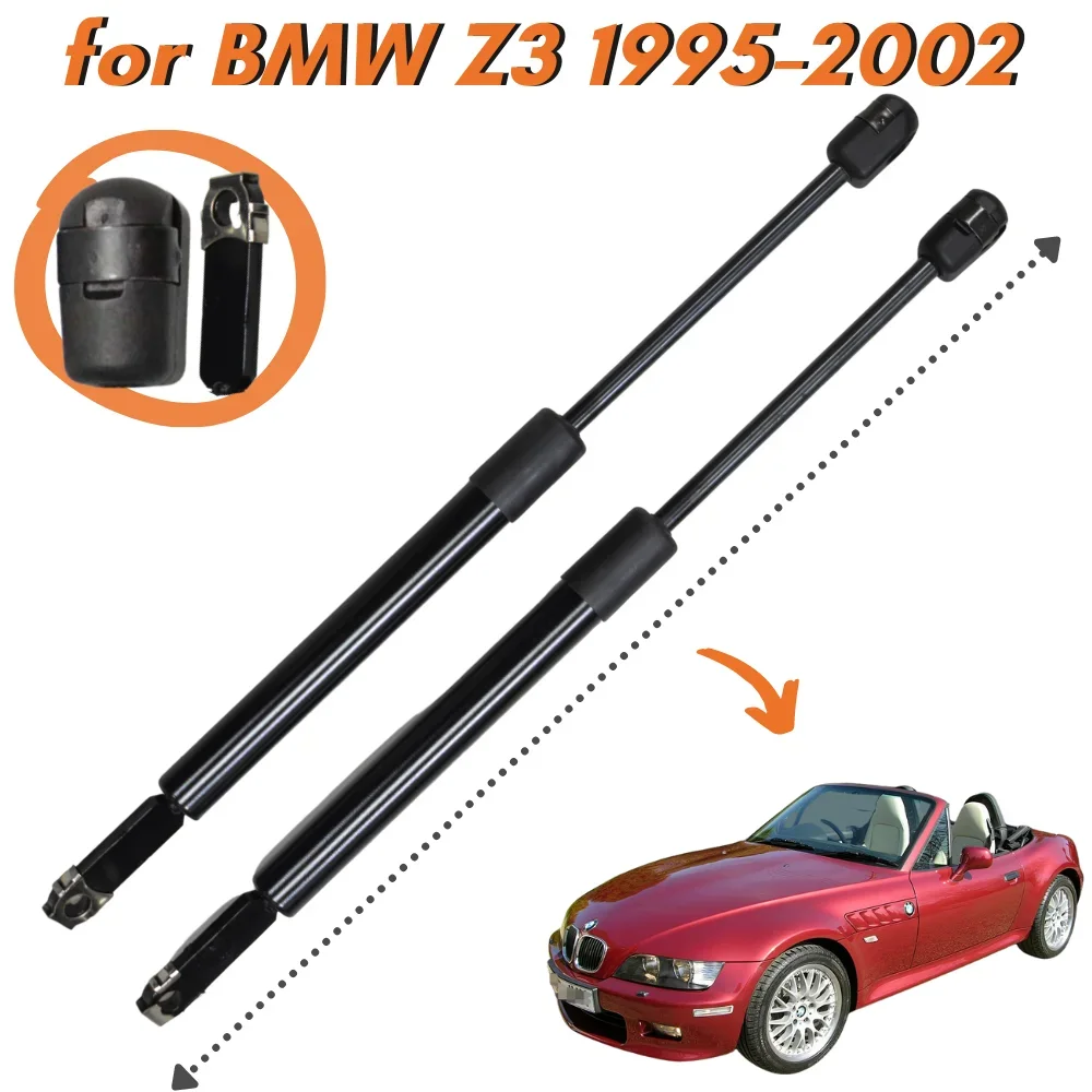 Amortiguadores de capó de fibra de carbono para BMW Z3 1995-2002