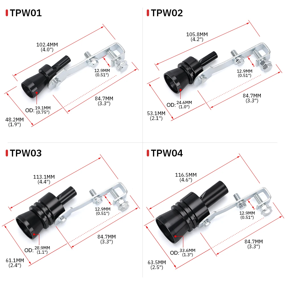 Silbato Turbo Universal Simulador Escape Tuning Coche - imagen 5