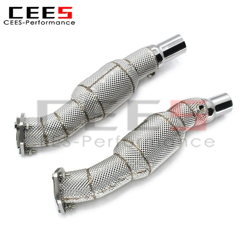 CEES Bajante de escape de acero inoxidable para Ferrari F430 4.3 - imagen 2