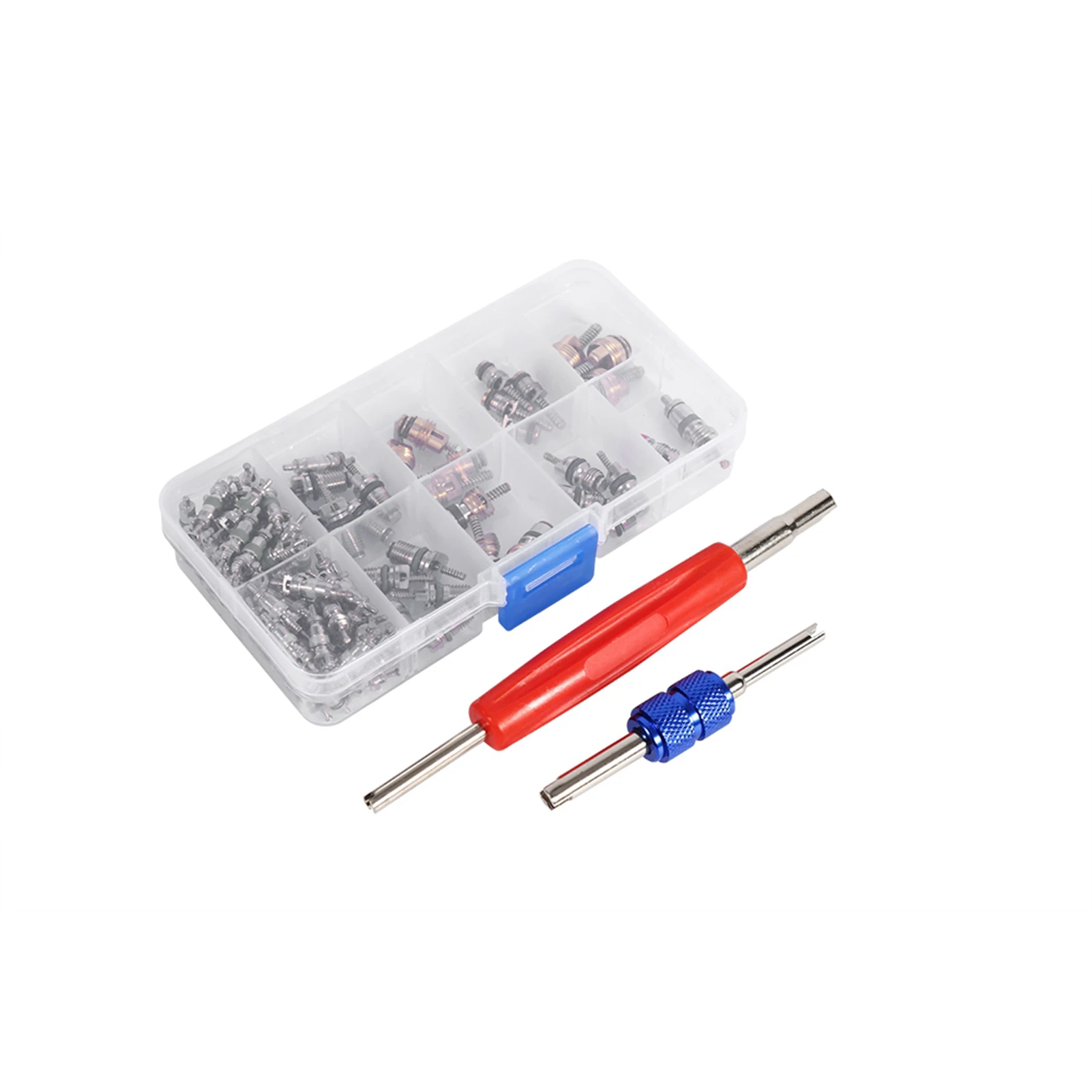 Shrader kit núcleos válvulas aire acondicionado R134a/R12 para coche - imagen 4