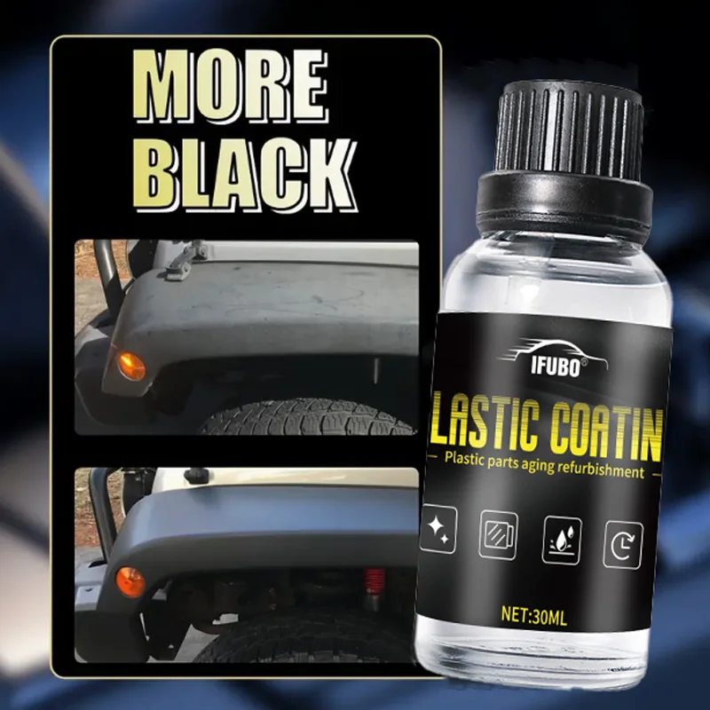 [Fast Arrival] Crystal Clear Car Plastic Restoration Kit - Enhance Black Gloss, Interior Dust Protection & Maintenance - imagen 2
