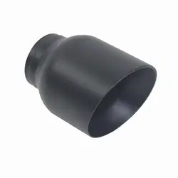 Silenciador escape inox 2.5-3 pulg entrada 4 pulgadas punta automática