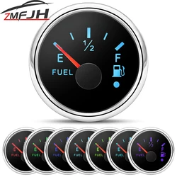 Indicador de nivel de combustible 52 mm 0-190 ohmios con alarma