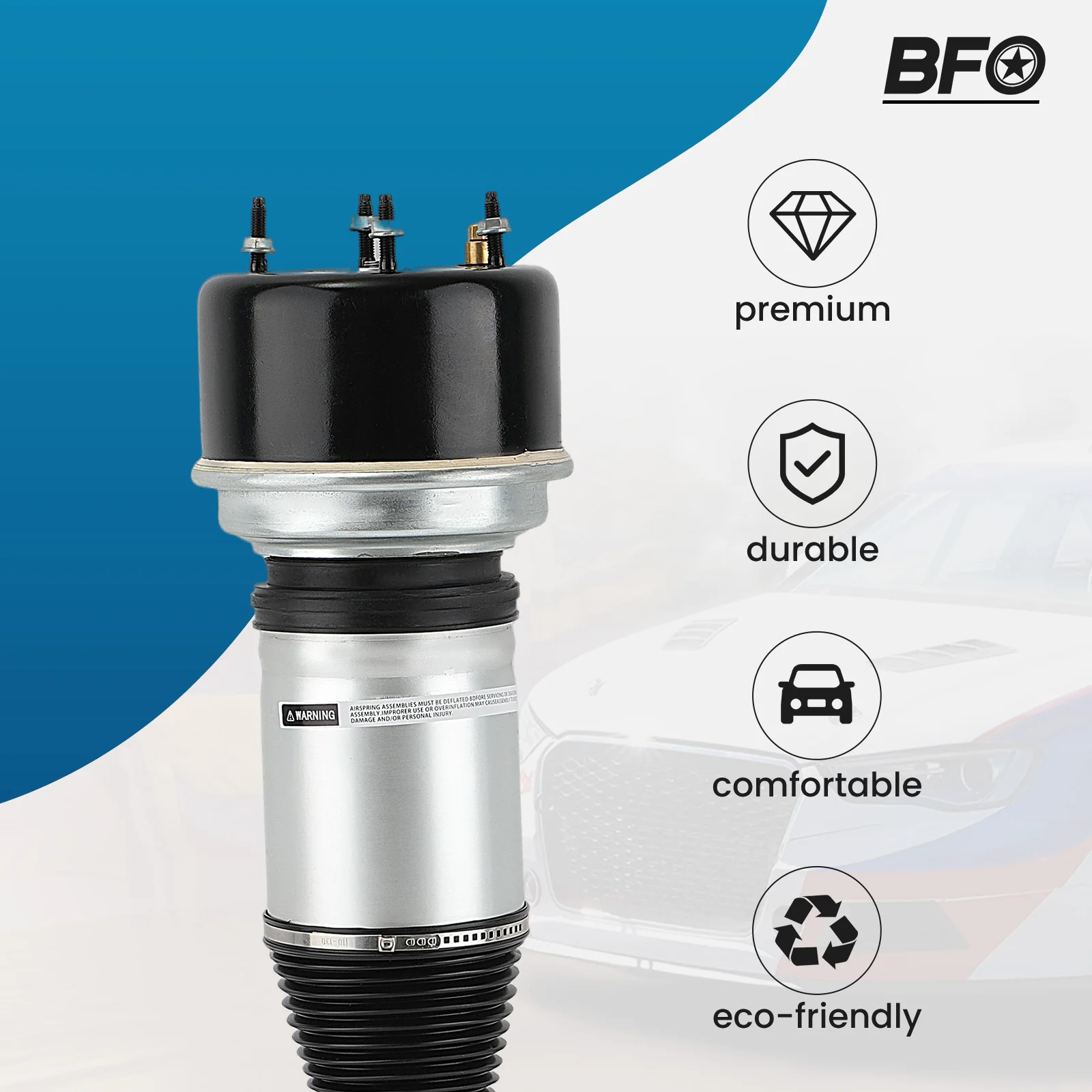 Puntal de suspensión neumática para Jaguar XJ-Series X358 XJR C2C41352 para XJR X350 X358 Berlina 6 2,7 D 2003-2009 C2C41349 C2C41339 - imagen 5