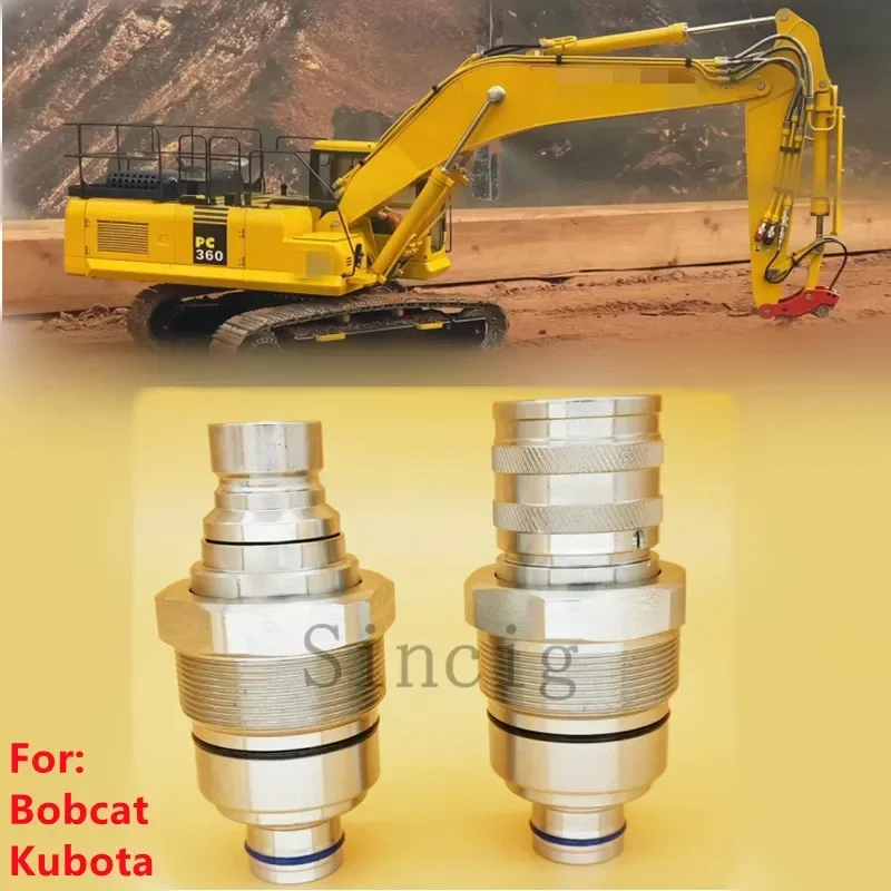 Acoplador hidráulico BRM 7246802 para Bobcat y Kubota
