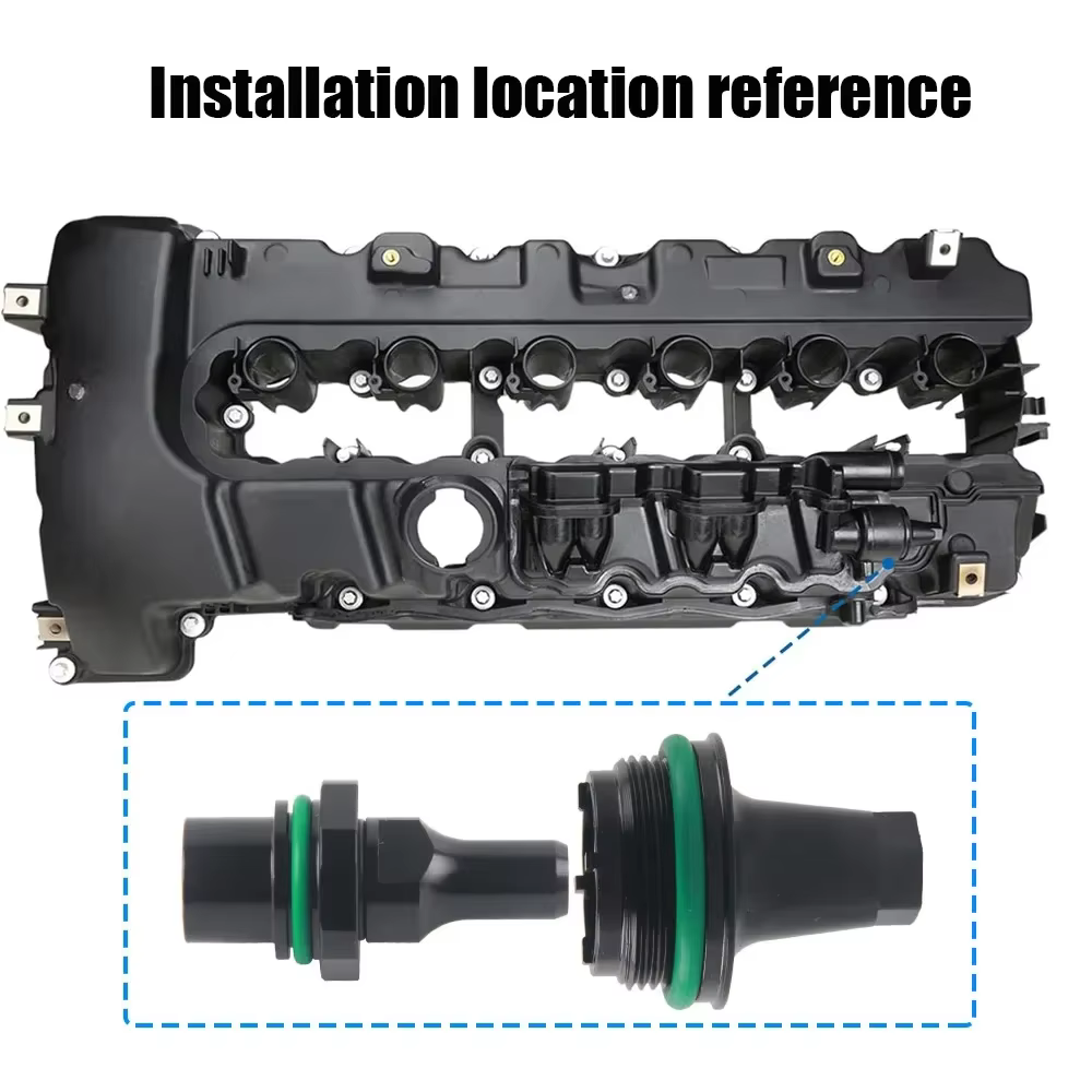 Válvula PCV y tapa de aluminio mejoradas N54 para BMW 135i y 335i - imagen 3
