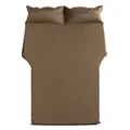 Leather velvet brown