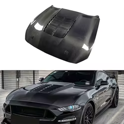 Pieza de fibra de carbono estilo GT500 para Ford Mustang GT 2021