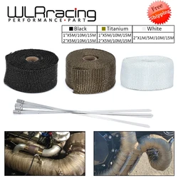 Cinta térmica escape fibra de vidrio con bridas acero inoxidable