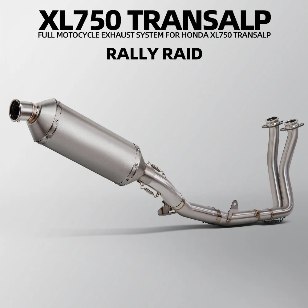 Escape completo inoxidable con DB Killer para Honda XL750 Transalp