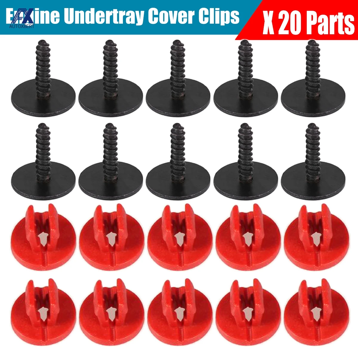 Clips fijación cubierta motor Ford Focus Mondeo C-Max S-Max Galaxy