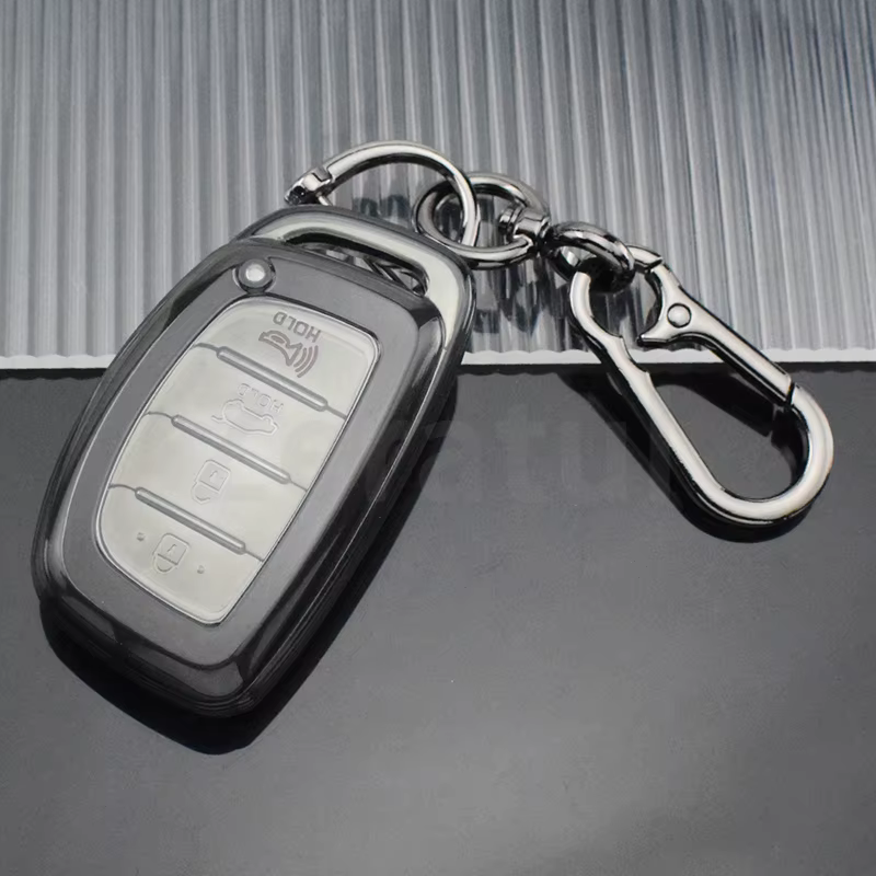 Funda de TPU Transparente para Llave de Coche Hyundai - imagen 3