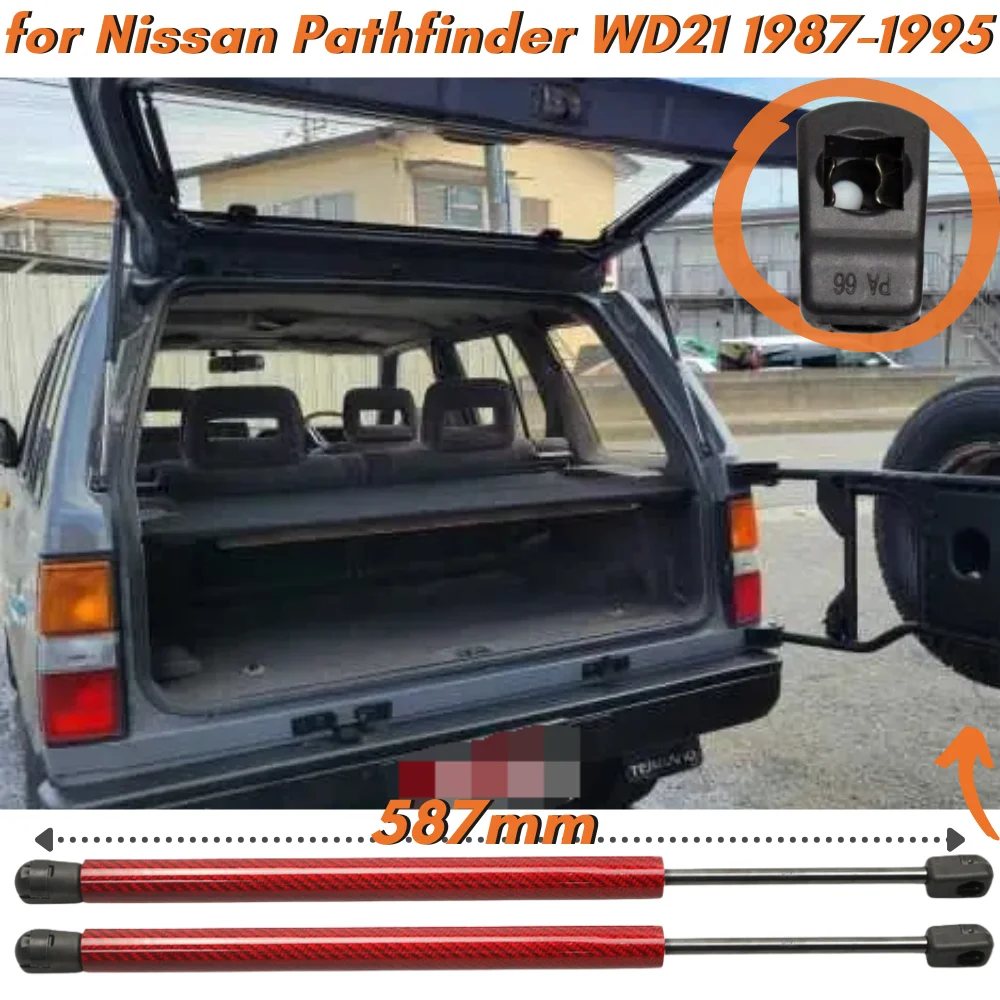 Puntales de gas para maletero Nissan Terrano WD21