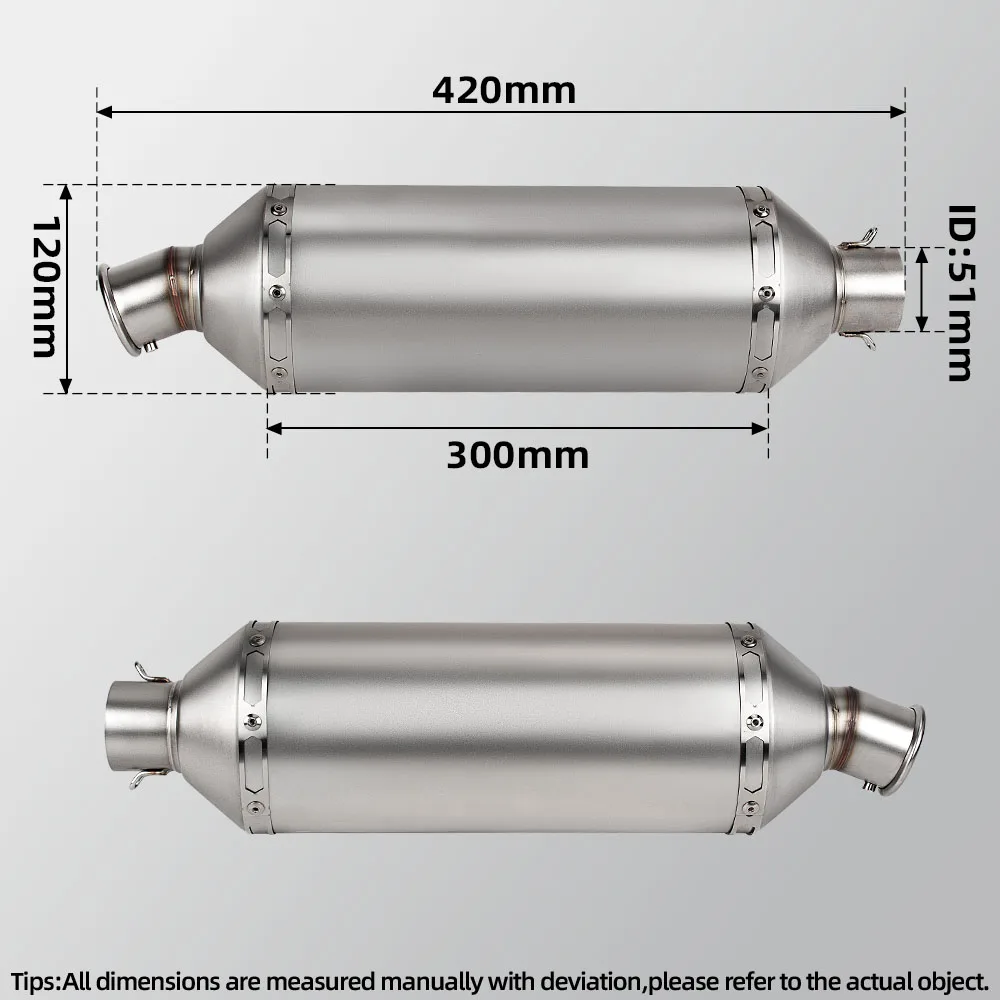 Escape completo inoxidable con DB Killer para Honda XL750 Transalp - imagen 3