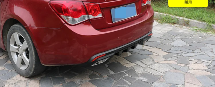 Alerón trasero ABS para Chevrolet Cruze 2008-2016 difusor cenefa negro - imagen 4