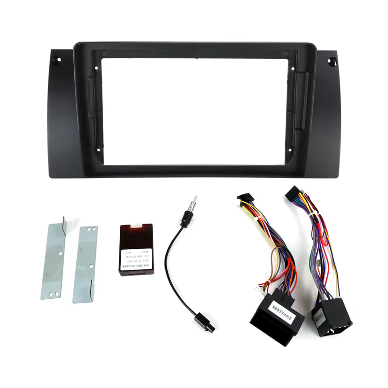 Marco radio 9" BMW X5 E39 1999-2006 kit instalación con CANBUS - imagen 4