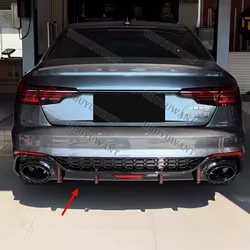 Difusor trasero para Audi A4/S4 S line Sedán 2020+