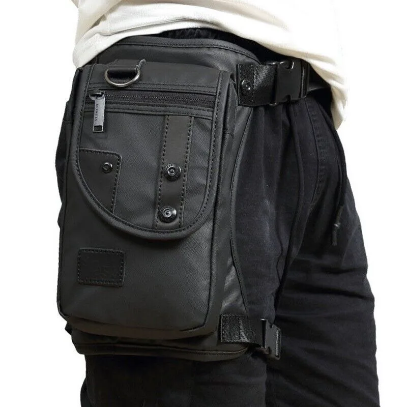 Riñonera impermeable nailon para motociclismo – bolsa muslo - imagen 5