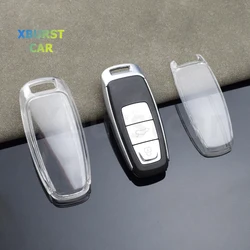 Funda TPU transparente para llave Audi A6 A7 Q5 Q7 Q8 e-tron