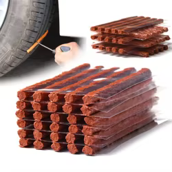 Kit tapones reparación neumáticos sin cámara con pegamento