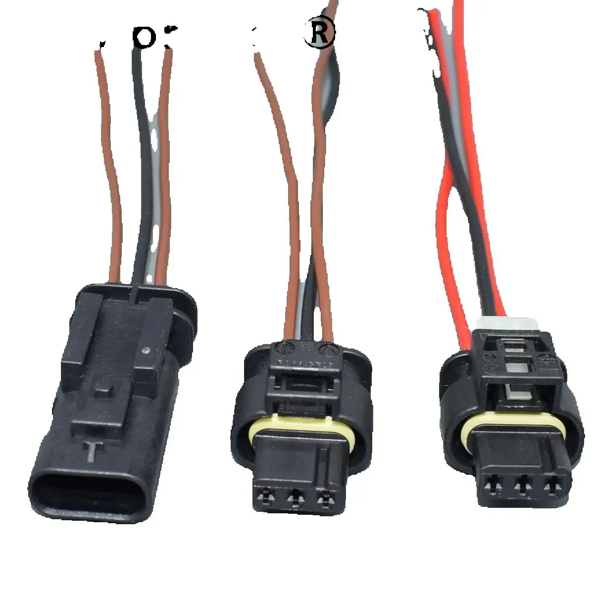 Conector estanco 3 pines Shhworldsea para radar marcha atrás VW Audi - imagen 2