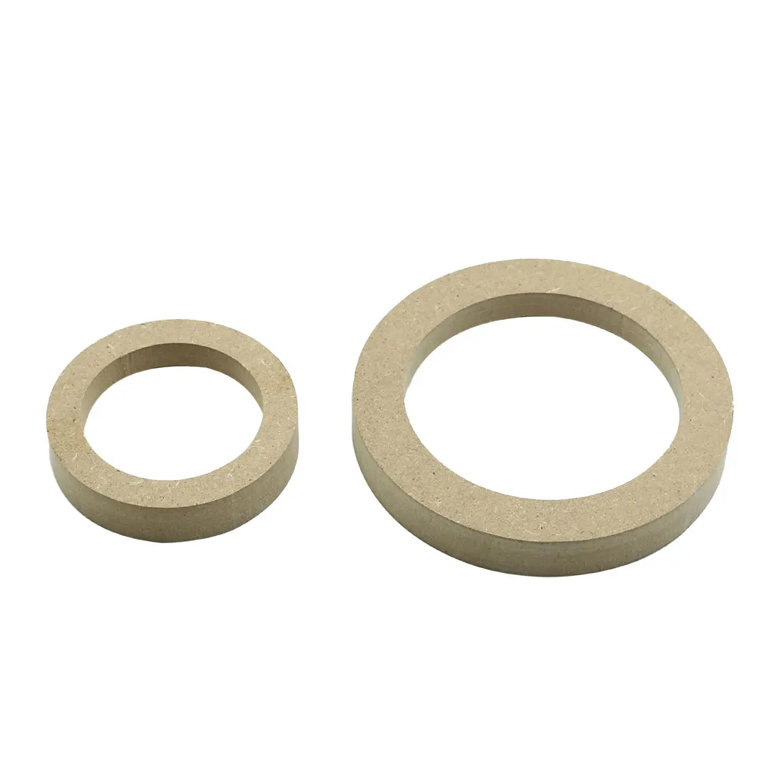 X Autohaux 4 piezas espaciador de altavoz de coche adaptador de montaje estéreo soporte de anillo de madera 3 pulgadas 2 pulgadas ID - imagen 2