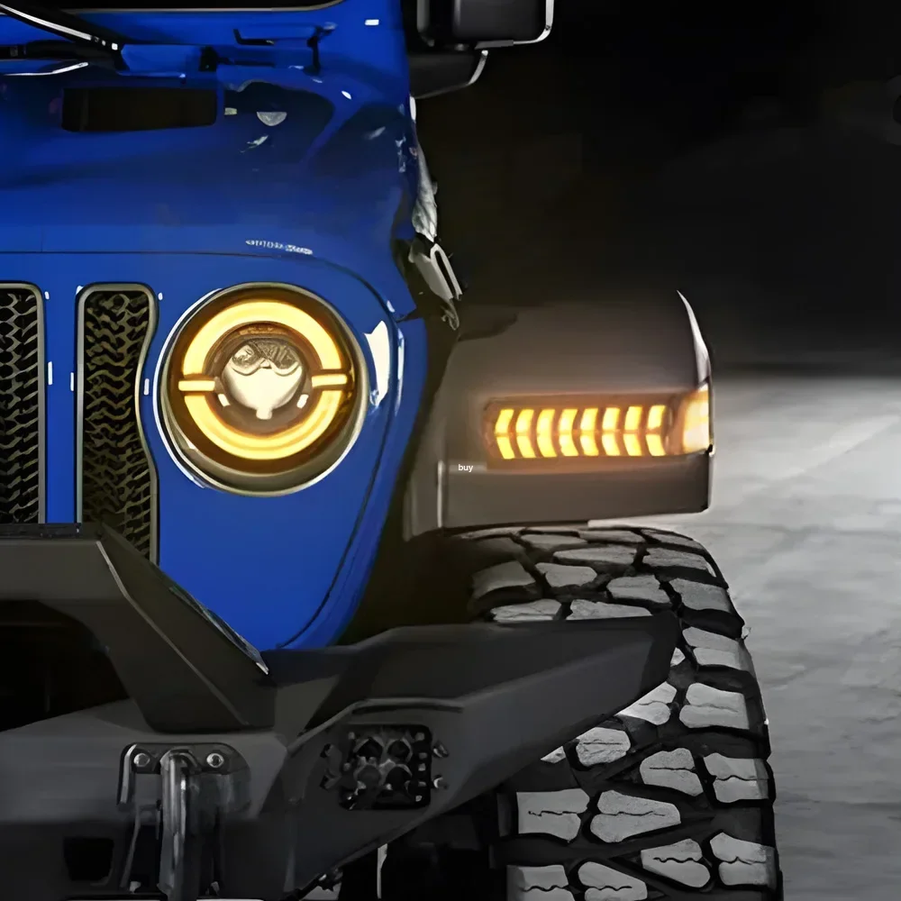 Kit de intermitentes dinámicos LED para Jeep Wrangler 2018-2024 - imagen 5