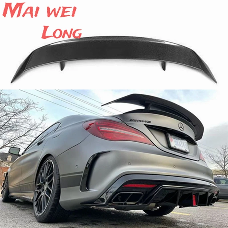 Alerón trasero de carbono estilo CLA45 AMG para Mercedes-Benz CLA W117 - imagen 2