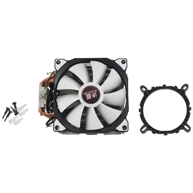 Enfriador CPU SNOWMAN M-T6 Master 6, doble tubo, 12 cm, Intel/AMD - imagen 4