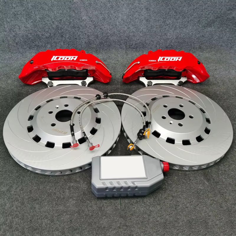 Kit pinzas freno 6 pistones ICOOH discos monobloque–Tesla 3/X/Y 18-21