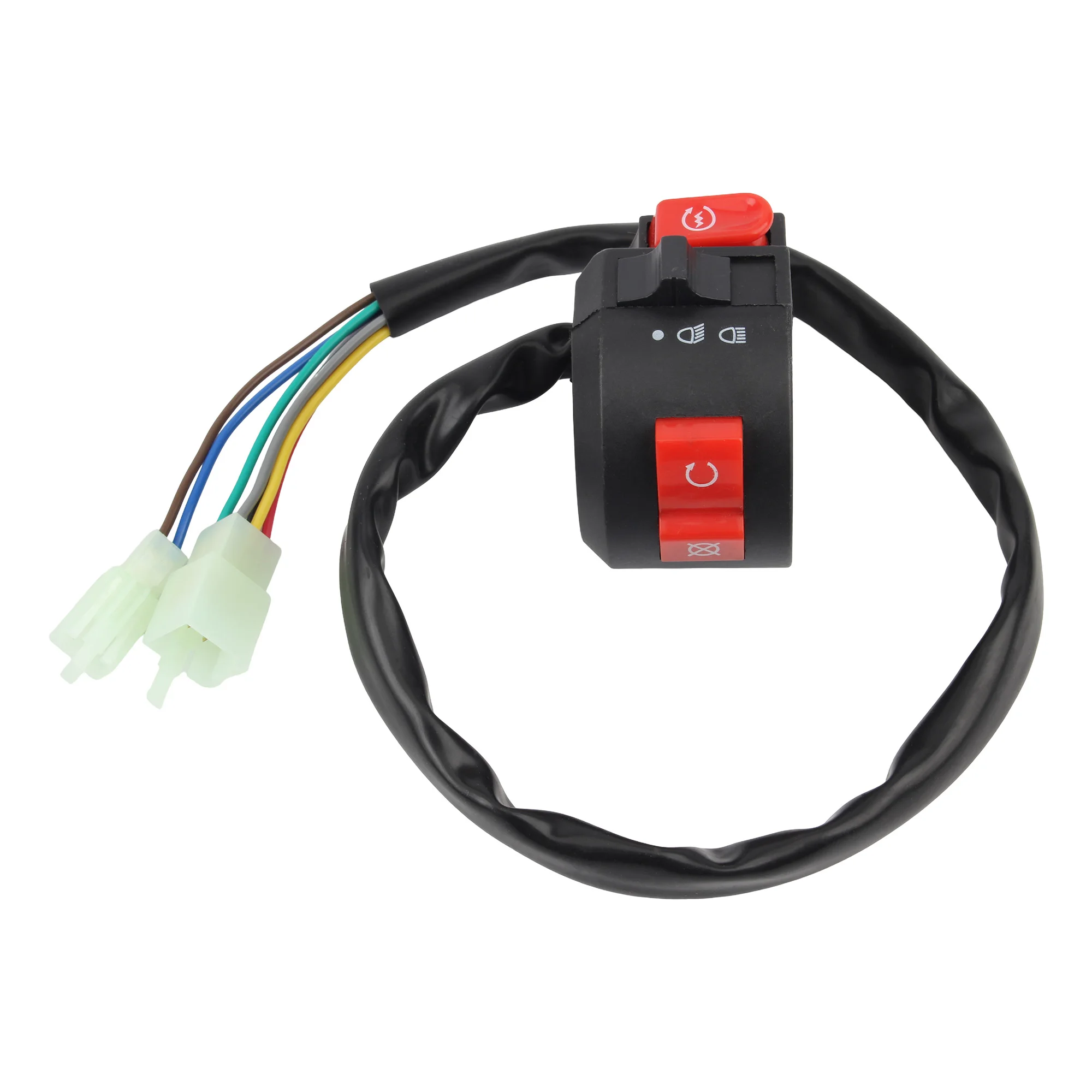 Interruptor de manillar 3 funciones para ATV Pit Bike Buggy Go Kart - imagen 2