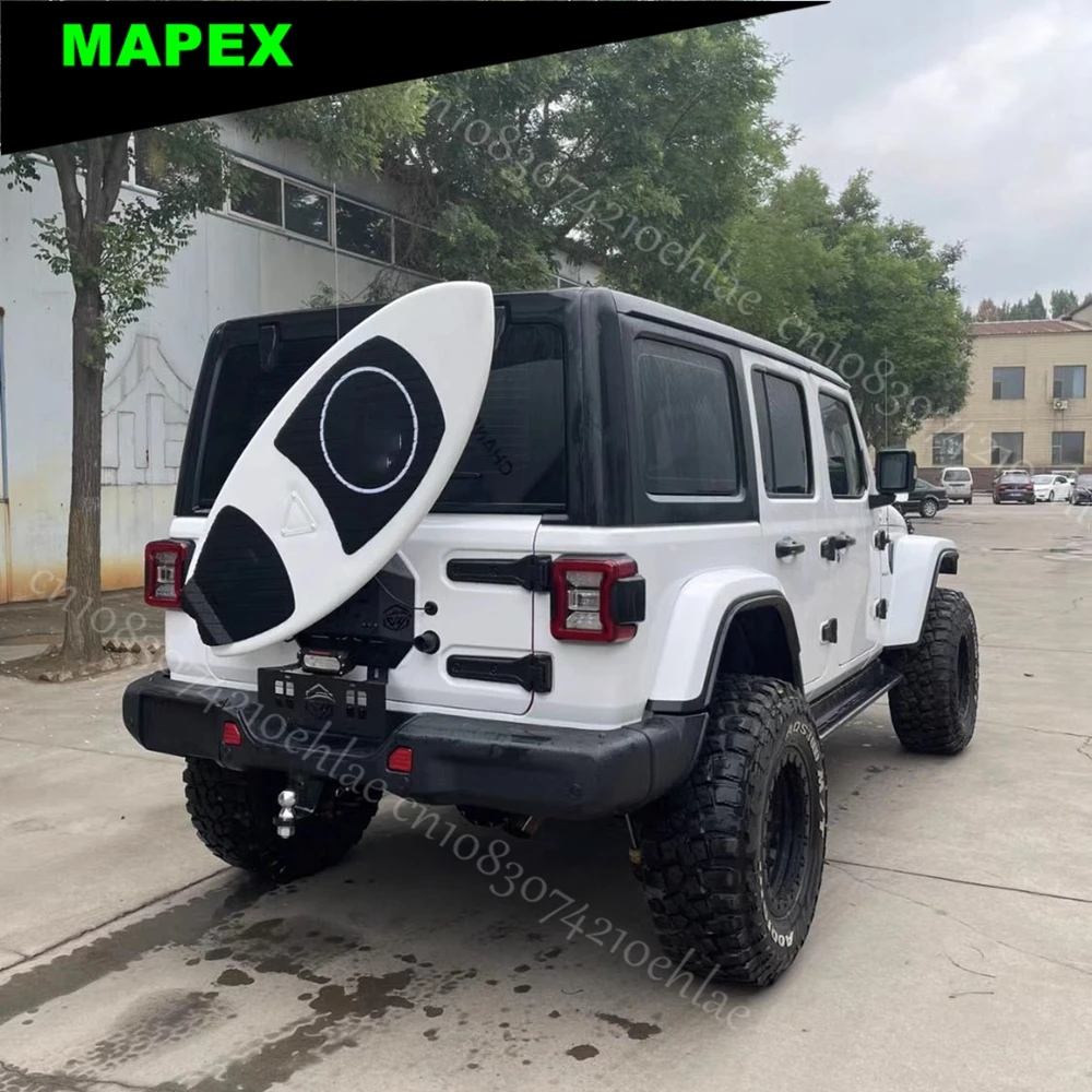 Soporte tablas surf Jeep Wrangler JK JL portaequipajes techo 2007-2024 - imagen 3