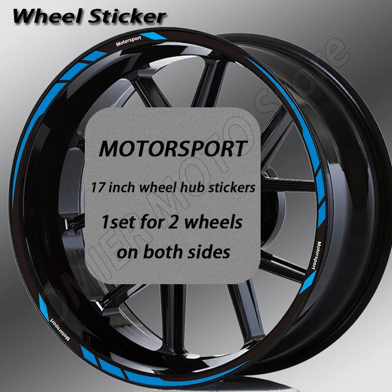 Pegatinas Cubo Rueda Motocicleta 17" - imagen 4