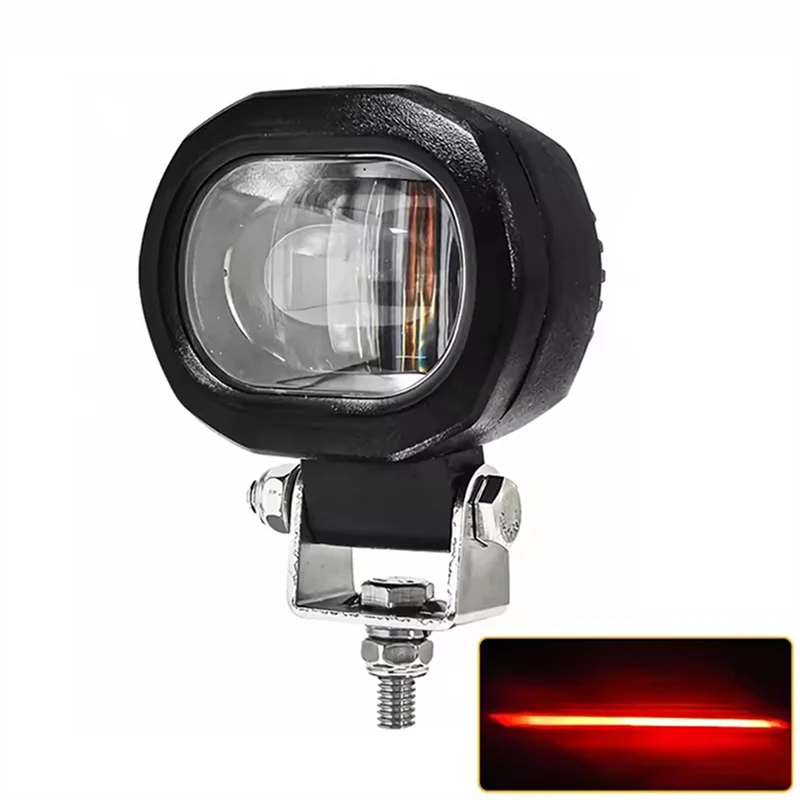 Luz de trabajo LED roja para carretilla elevadora 12-80 V - imagen 3