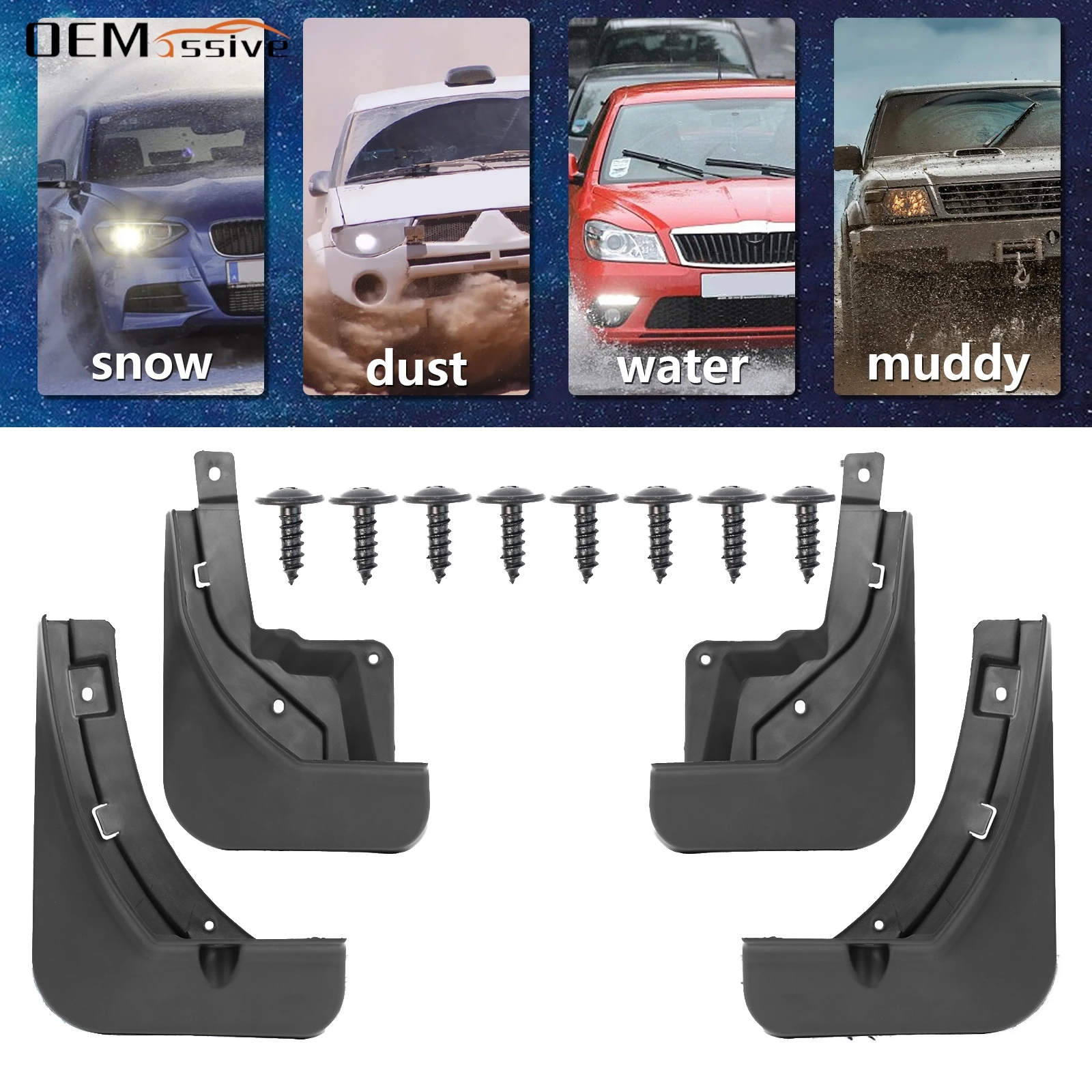 Guardabarros delanteros y traseros para Great Wall Haval F7