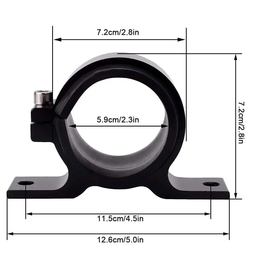 Soporte bomba de combustible 60 mm – fijación externa para coche - imagen 3