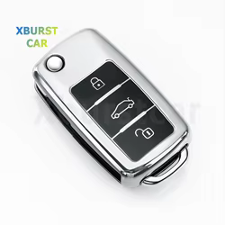 Funda de llave TPU para Volkswagen, Skoda y SEAT