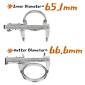 65.1mm to 66.6mm