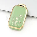 3 button green cover